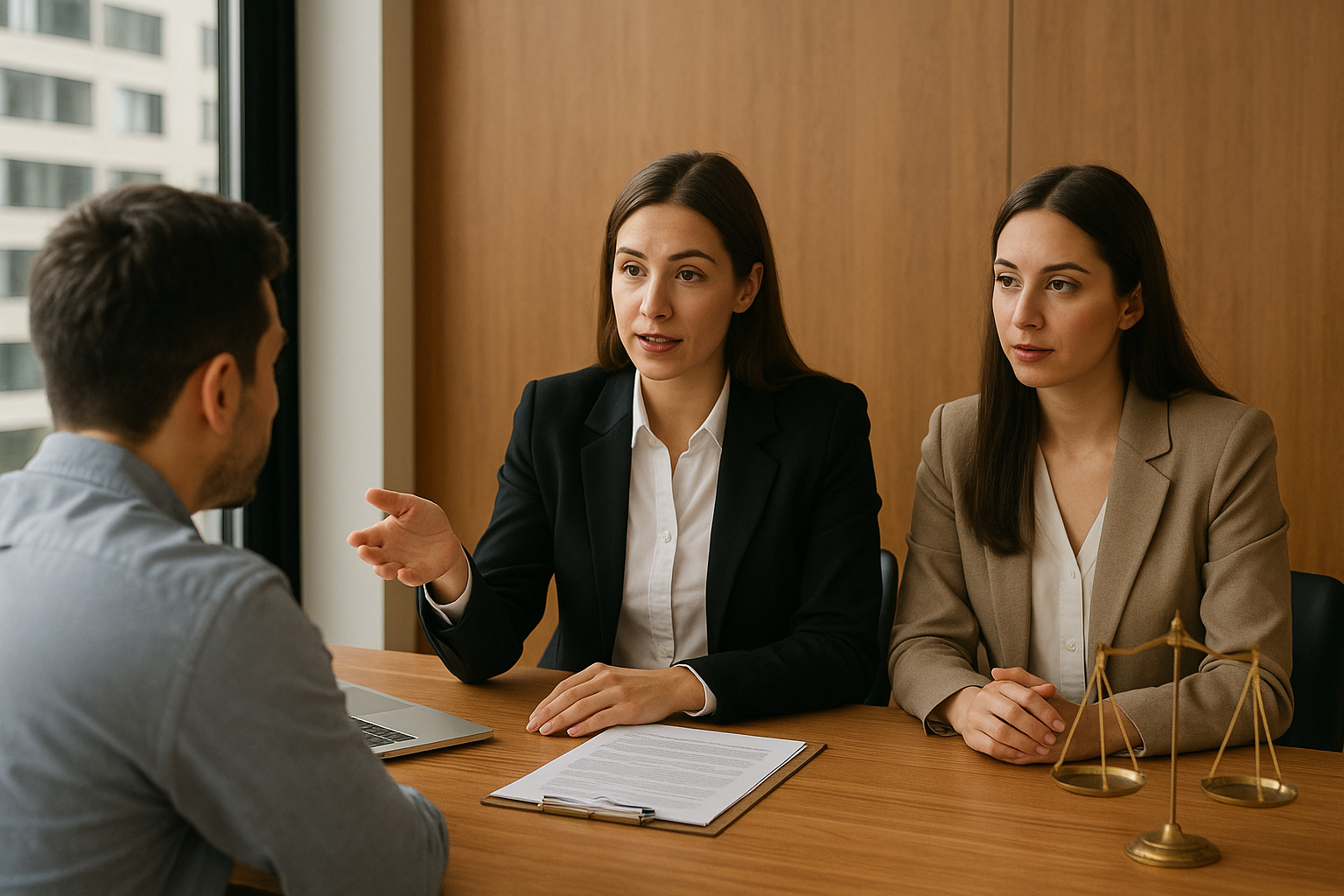Abogados asesorando a un cliente en oficina moderna en CDMX y EdoMex | Bucio Abogados